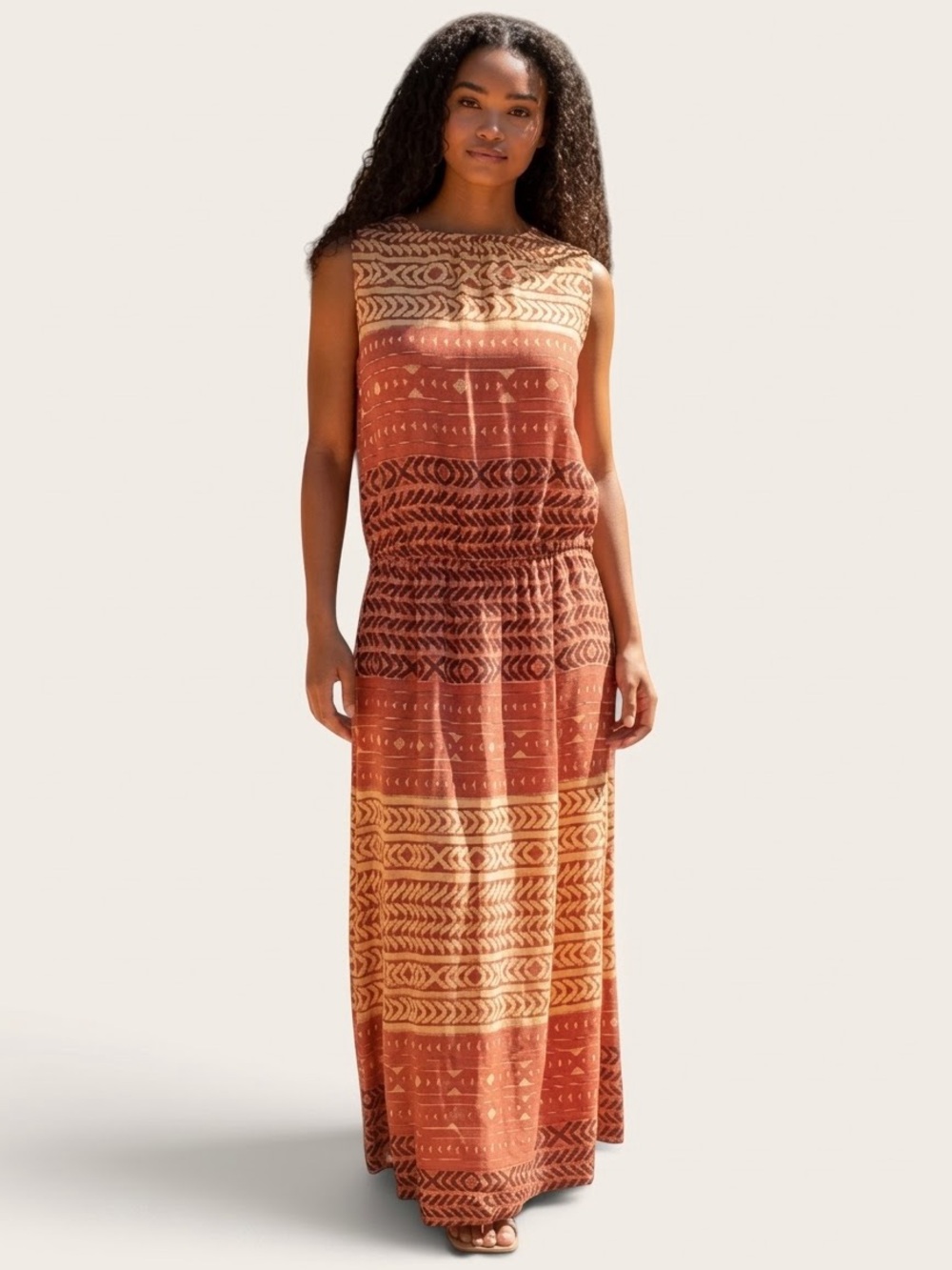 NWOT Pendleton Boardwalk Aztec Print Maxi Dress size 6